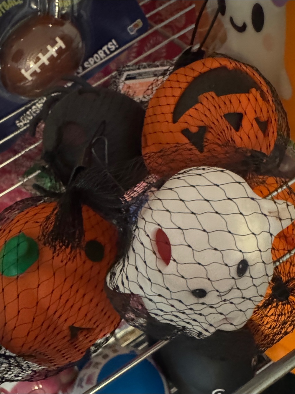 Halloween Ghost and Pumpkin Kids Squishies- White and Orange